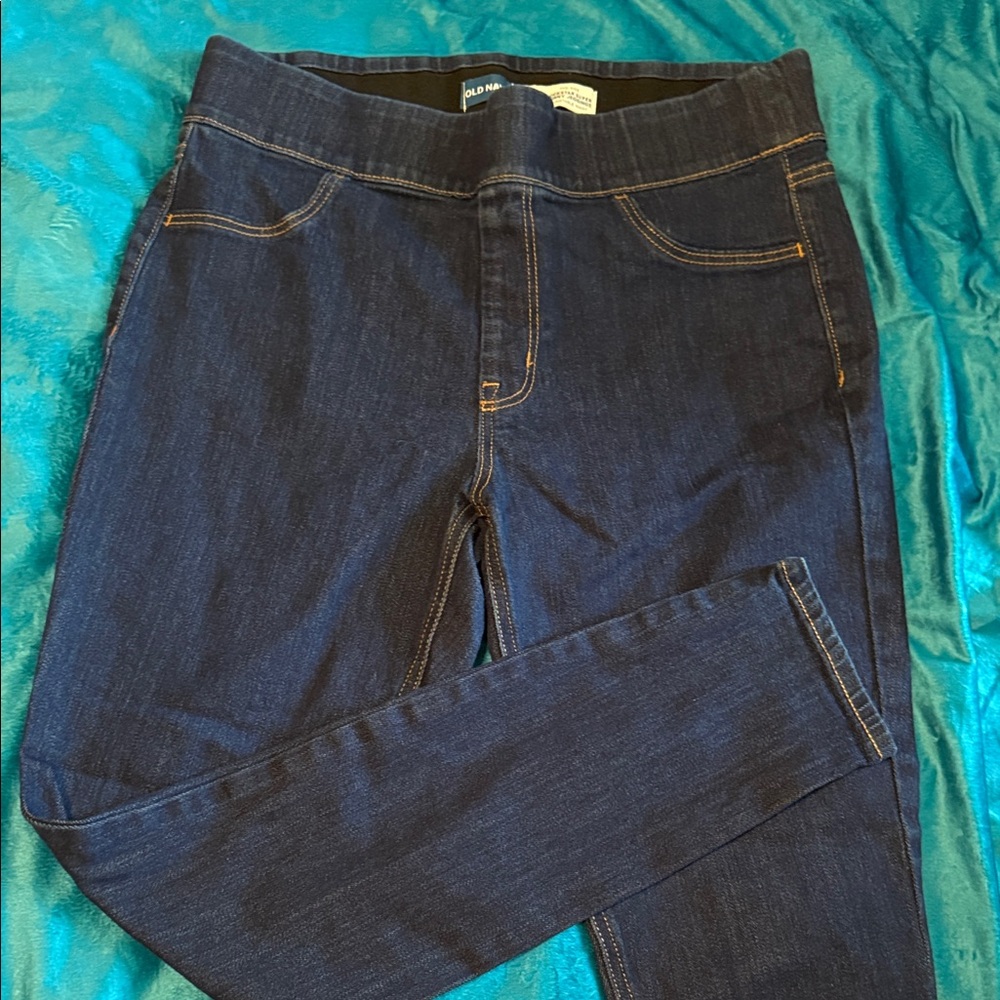 Old Navy Blue Jeggings with Classic Indigo Wash